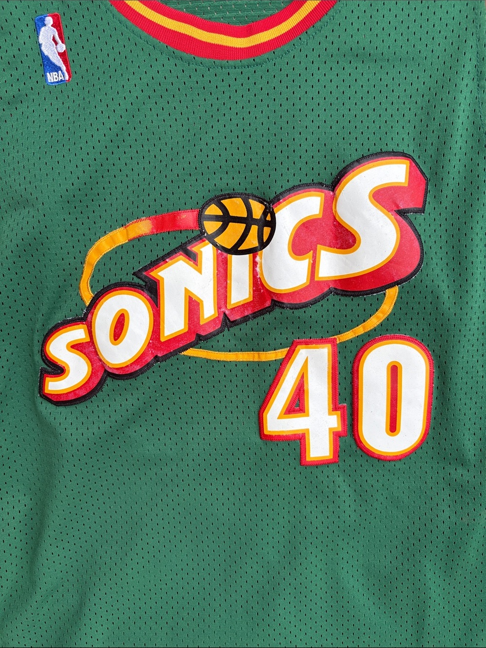 Shawn Kemp Sonics jersey 44 Large - Picture 6 of 8